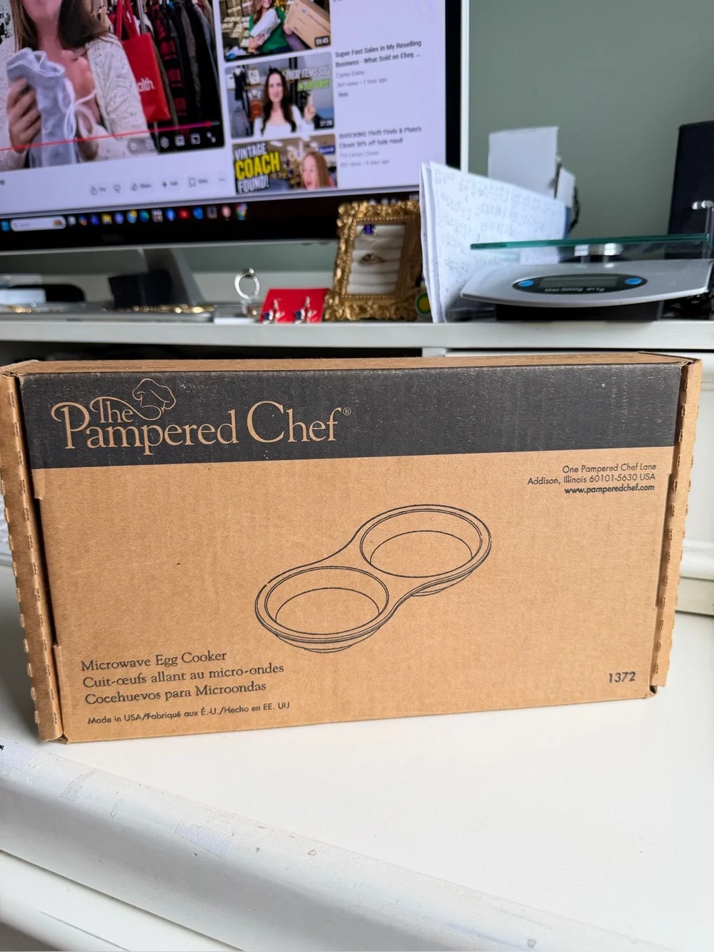 Pampered Chef Microwave Egg Cooker #1372 – Made in USA